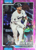 2026 Topps Dane Myers #279 Yellow Rainbow Foil SN Miami Marlins front