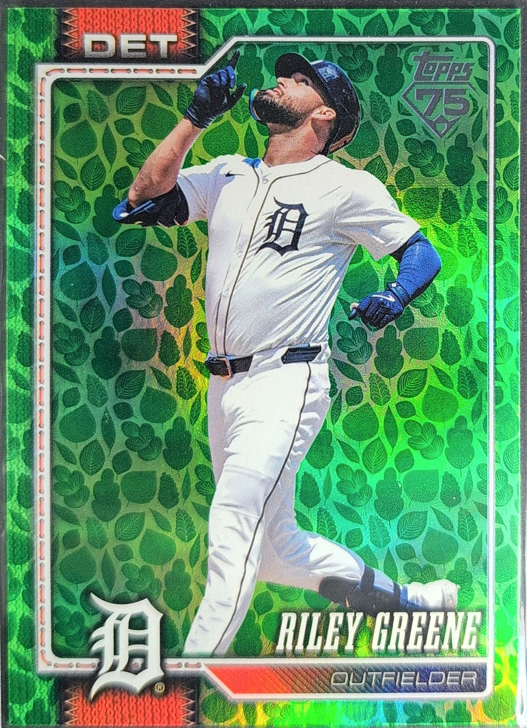 2026 Topps Riley Greene #209 Holiday Detroit Tigers front