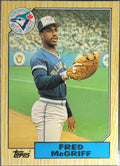 1987 Topps Traded Fred McGriff #74T Toronto Blue Jays front