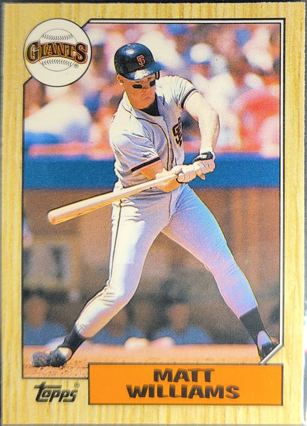 1987 Topps Traded Matt Williams #129T San Francisco Giants back