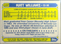 1987 Topps Traded Matt Williams #129T San Francisco Giants front