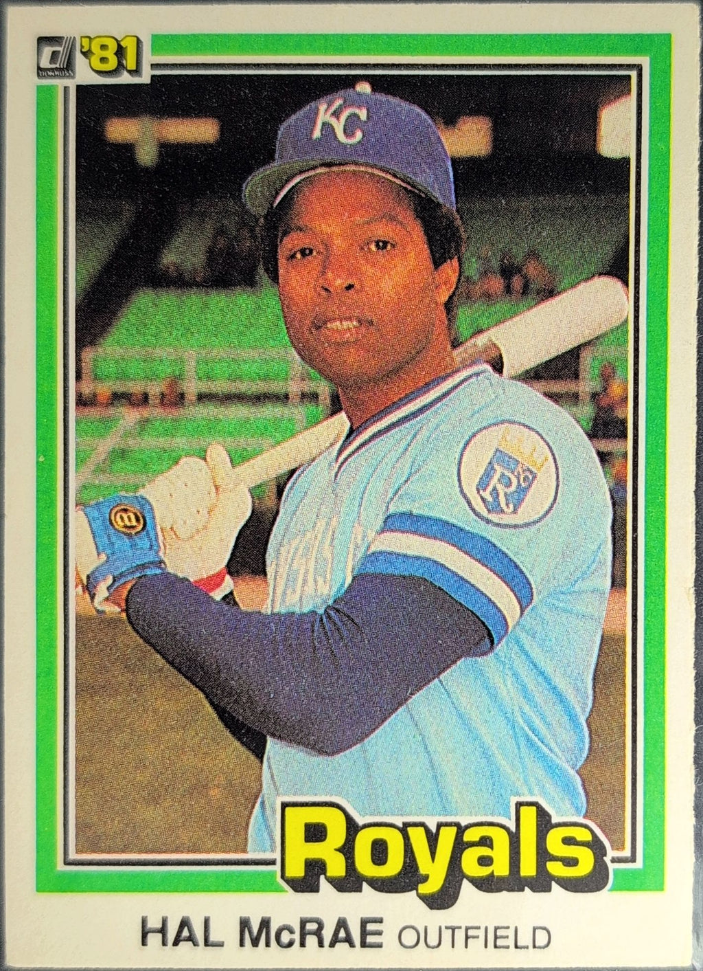1981 Donruss Hal McRae #463 Kansas City Royals front