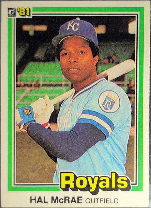 1981 Donruss Hal McRae #463 Kansas City Royals front