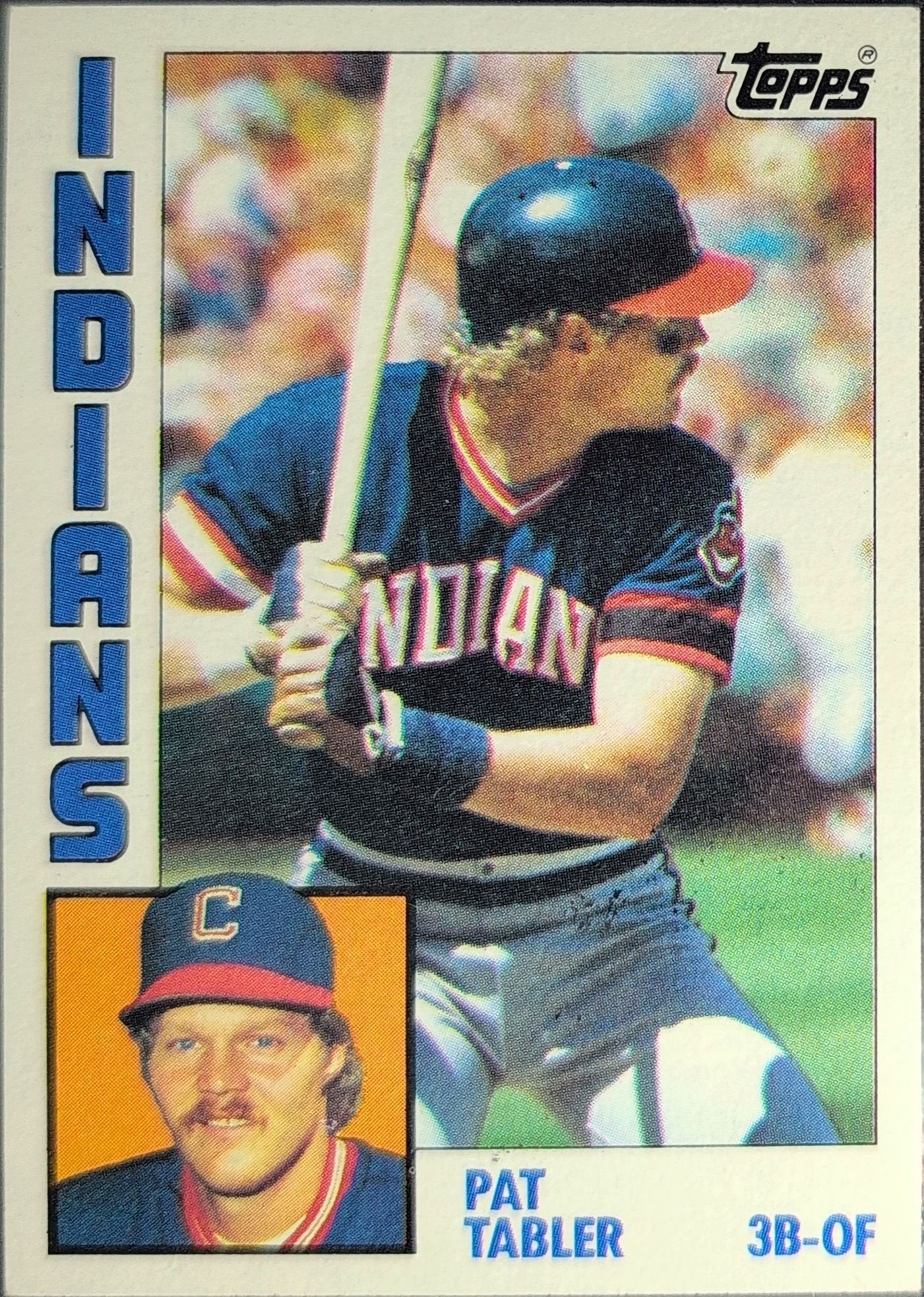 Pat Tabler 1984 Topps #329 Cleveland Indians - front image