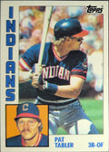 1984 Topps Pat Tabler #329 Cleveland Indians front