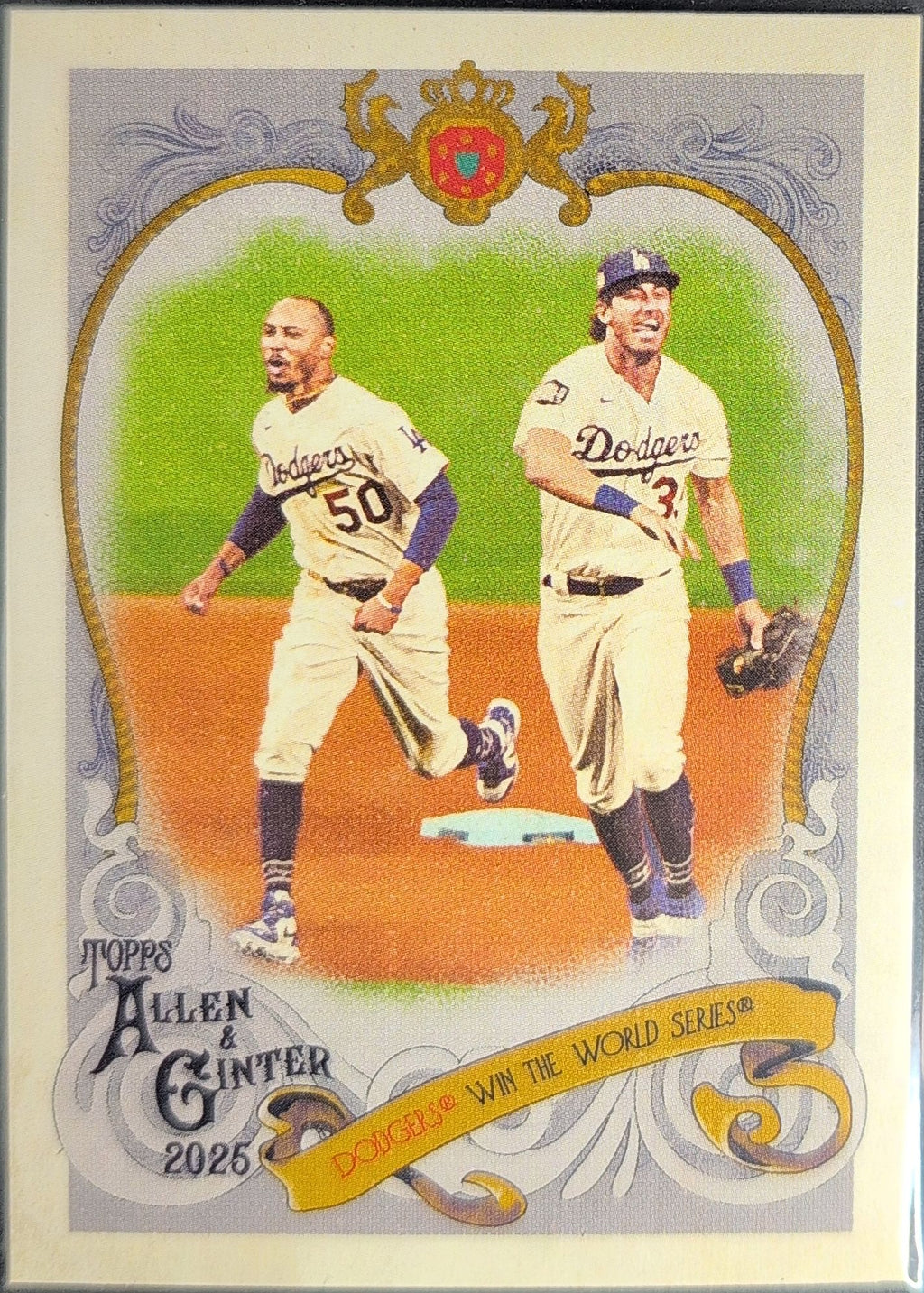 2025 Topps Allen & Ginter Mookie Betts #SV-29 Sweet Victory Los Angeles Dodgers front