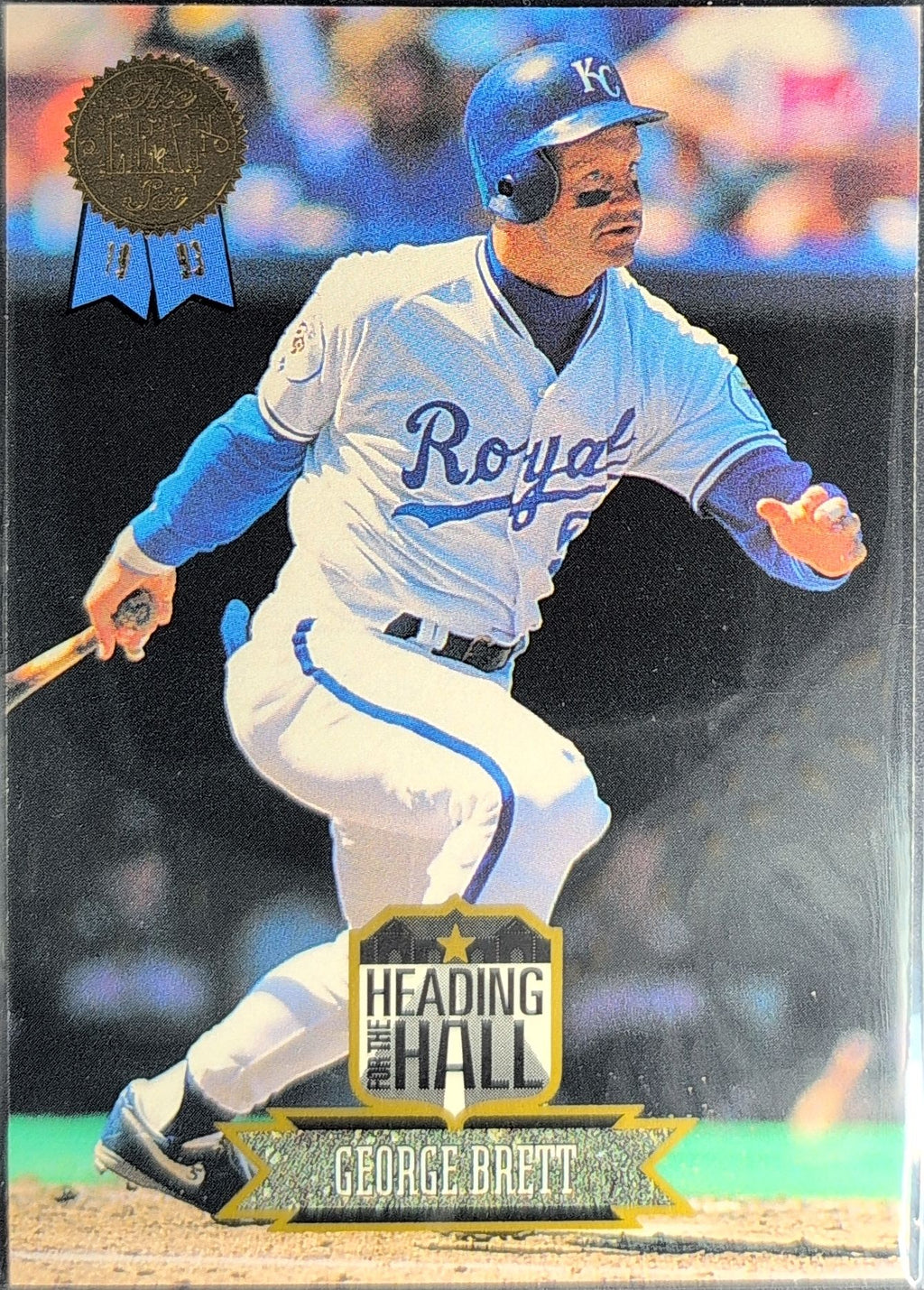 1993 Leaf George Brett #7 Heading for the Hall Kansas City Royals front
