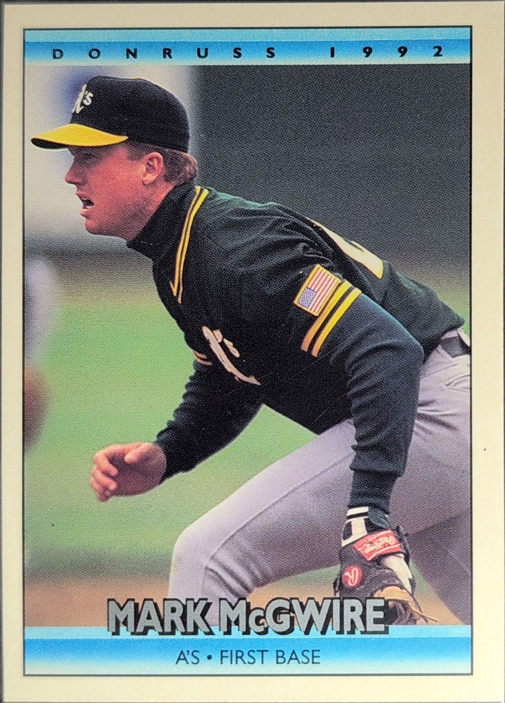 1992 Donruss Mark McGwire #348 Oakland Athletics front