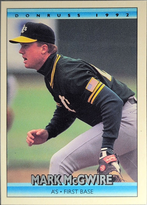 1992 Donruss Mark McGwire #348 Oakland Athletics front