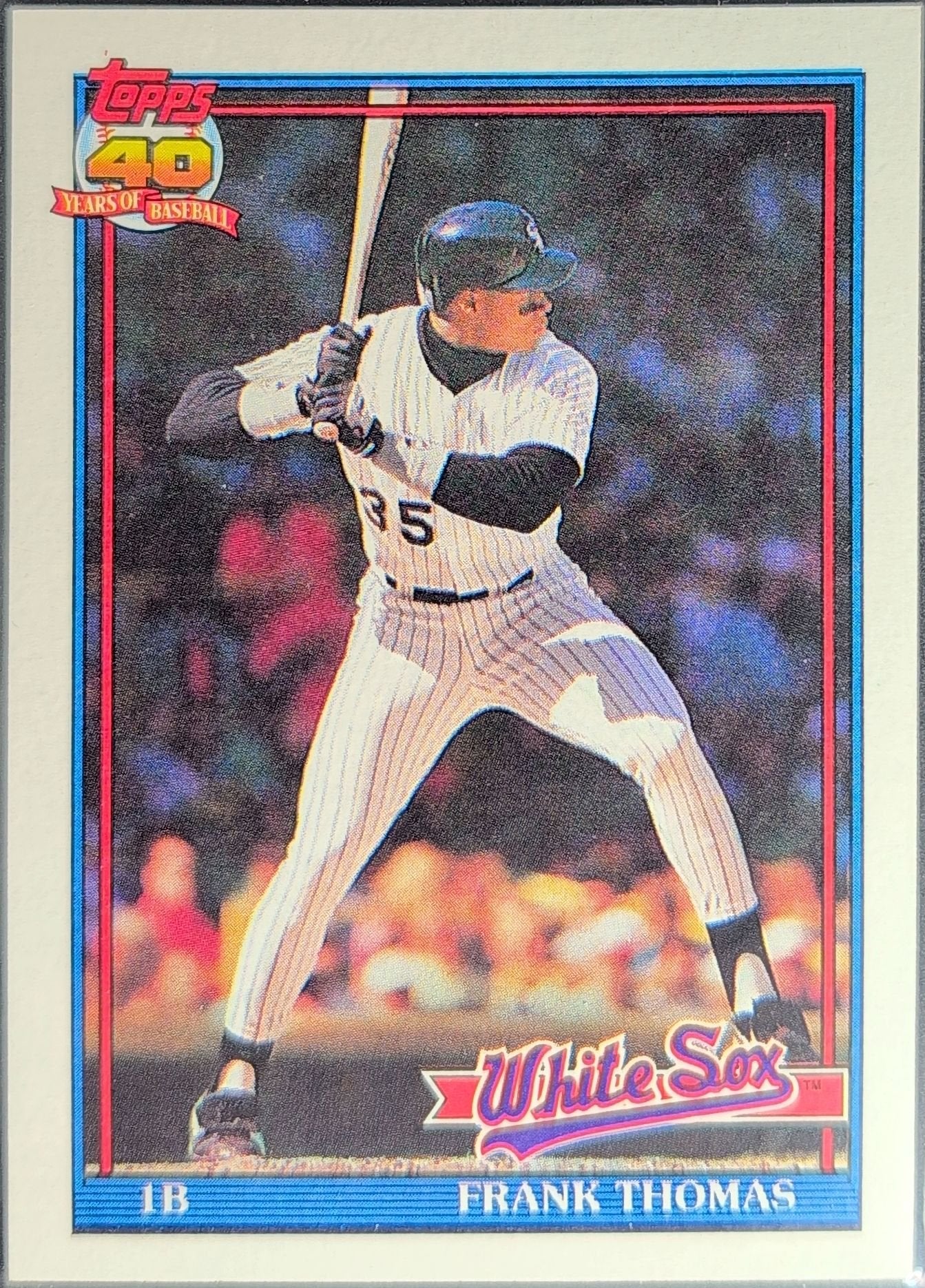 Frank Thomas 1991 Topps #79 Chicago White Sox - front image