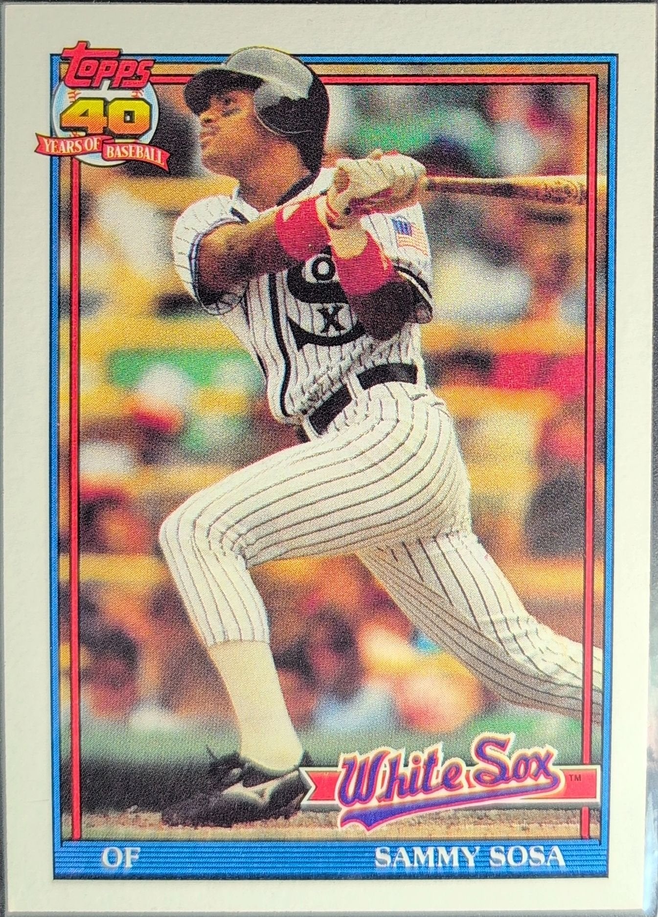 Sammy Sosa 1991 Topps #414 Chicago White Sox - front image