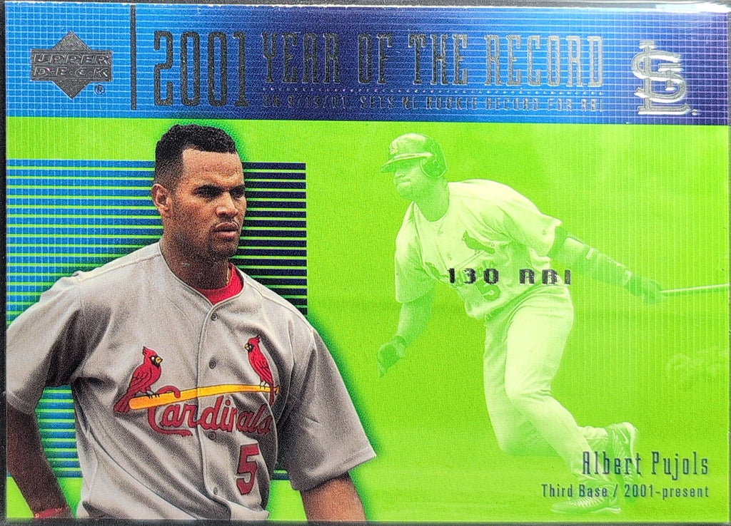 2002 Upper Deck Albert Pujols #729 St. Louis Cardinals front