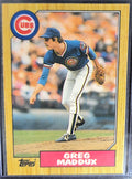 1987 Topps Traded Greg Maddux #70T Chicago Cubs front
