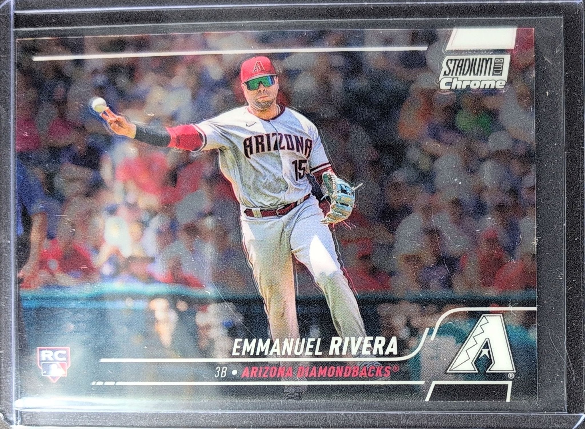 Emmanuel Rivera 2022 Stadium Club Chrome #43 Rookie RC Arizona Diamondbacks - front image