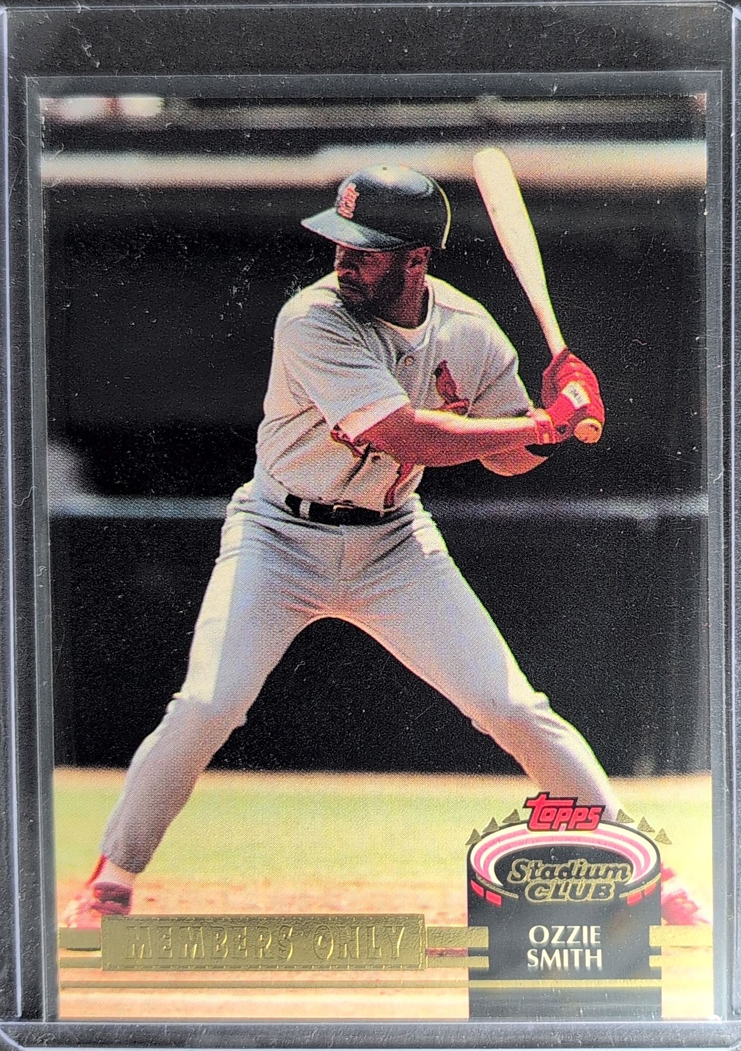 Ozzie Smith 1992 Stadium Club Members Only #NNO St. Louis Cardinals
