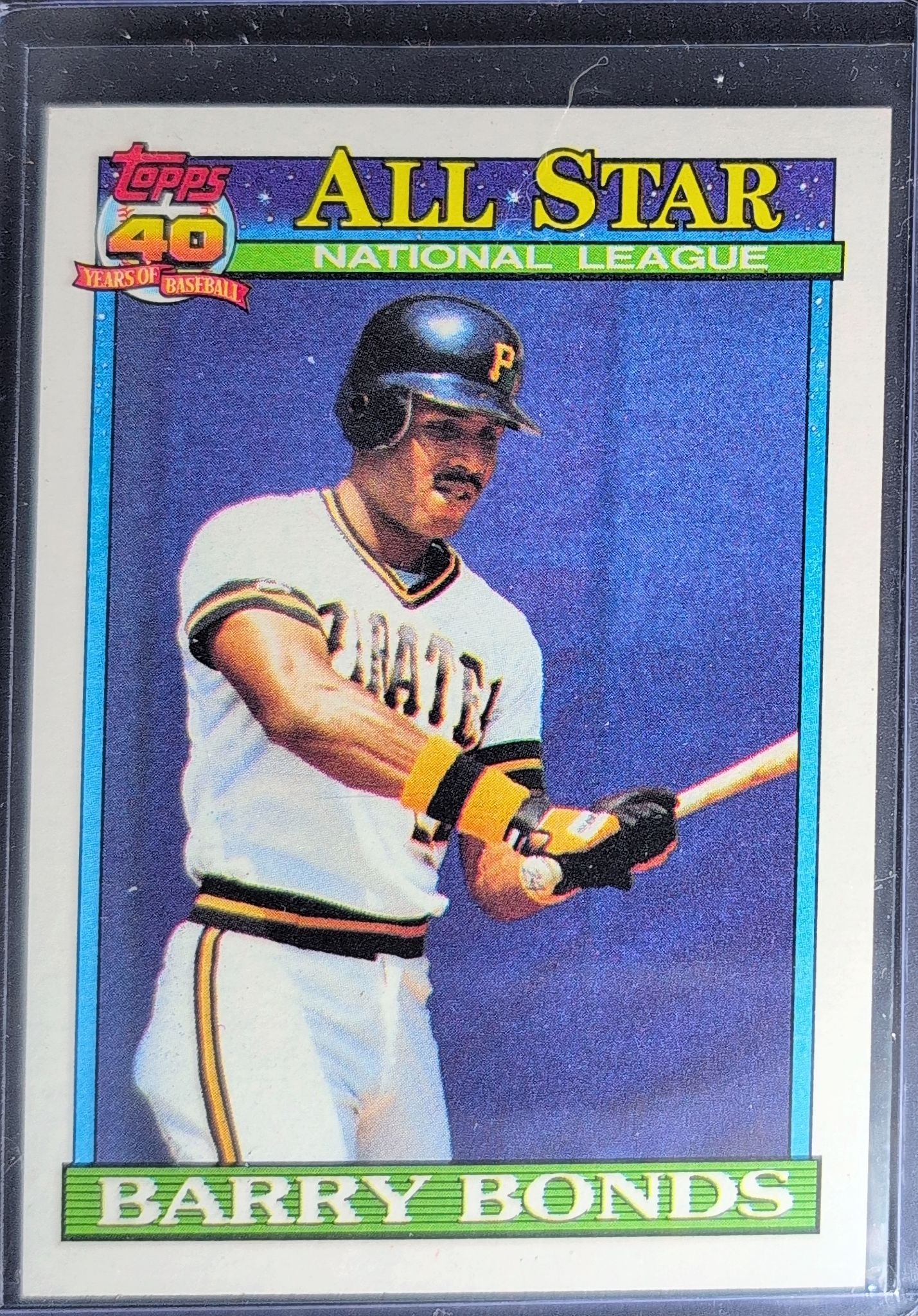 1991 Topps Barry Bonds #401 Pittsburgh Pirates front