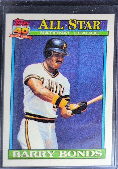 1991 Topps Barry Bonds #401 Pittsburgh Pirates front
