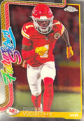 2025 Topps Chrome Xavier Worthy #FS-5 Future Stars Kansas City Chiefs front