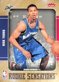 2007-08 Fleer Nick Young #RS-15 Rookie Sensations Washington Wizards front