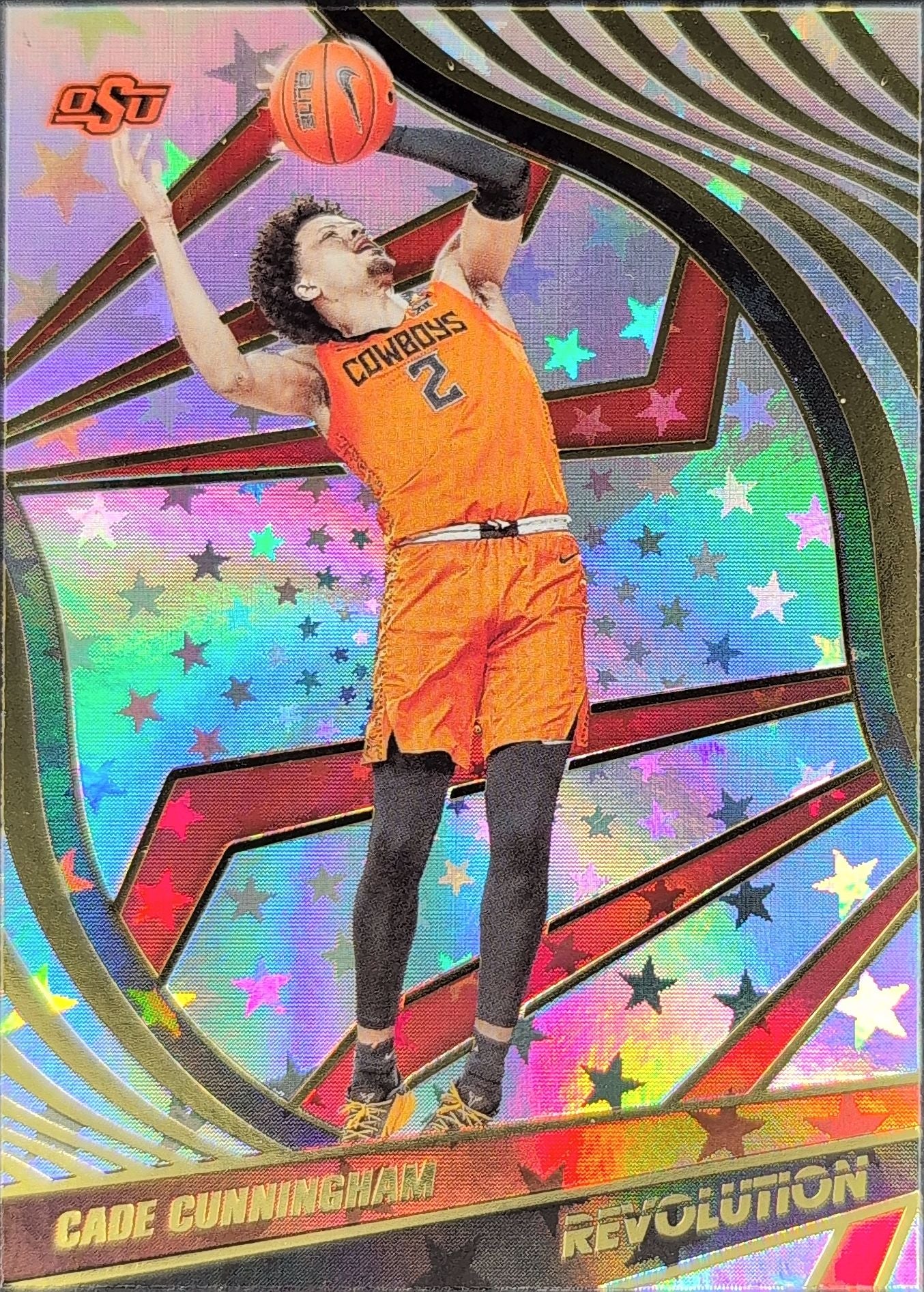 2022 Panini Chronicles Draft Picks Cade Cunningham #73 Revolution Astro Oklahoma State Cowboys front
