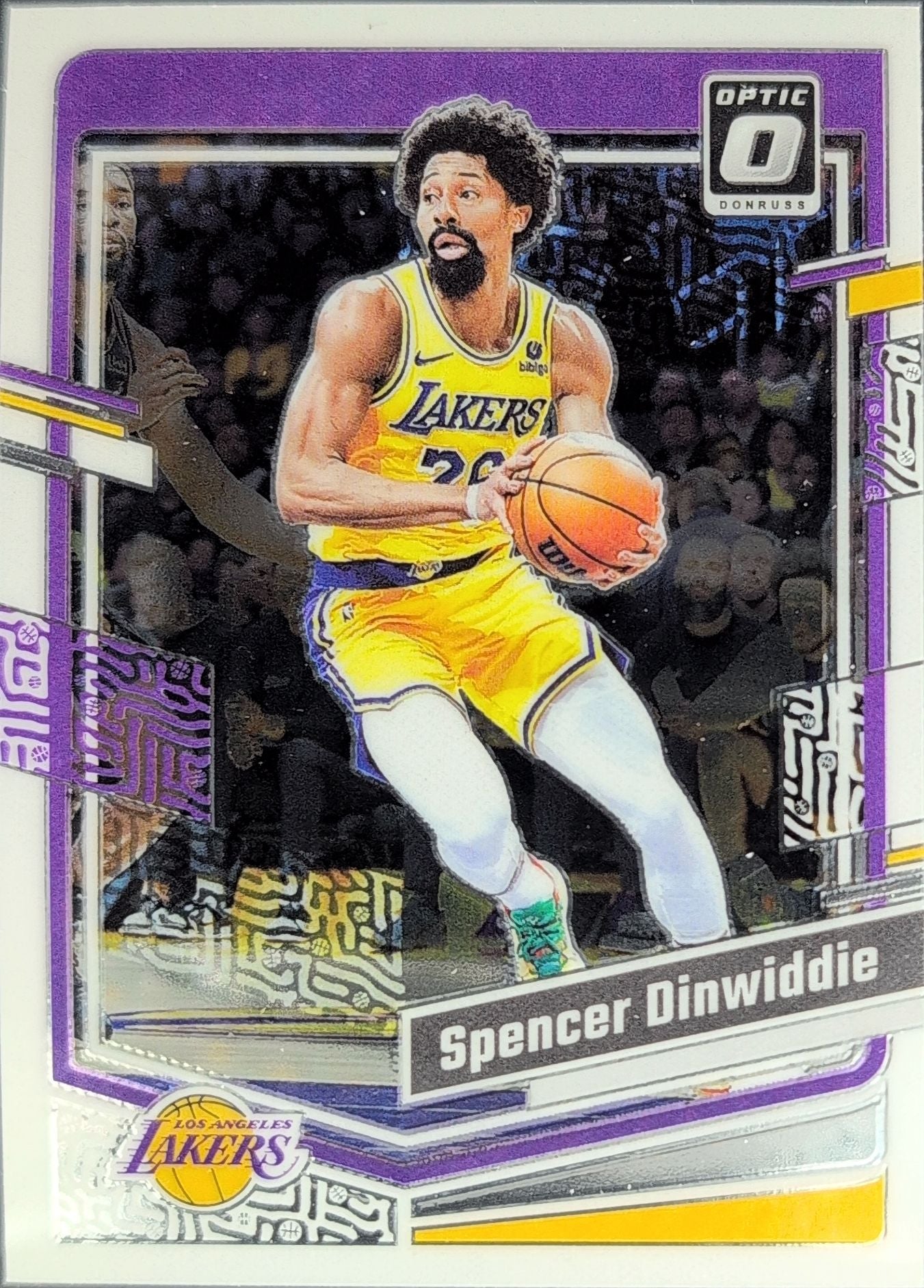 2023-24 Donruss Optic Spencer Dinwiddie #108 Los Angeles Lakers front