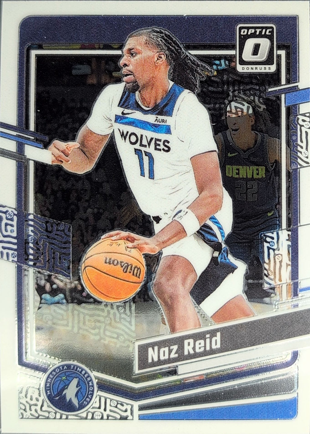 2023-24 Donruss Optic Naz Reid #192 Minnesota Timberwolves front