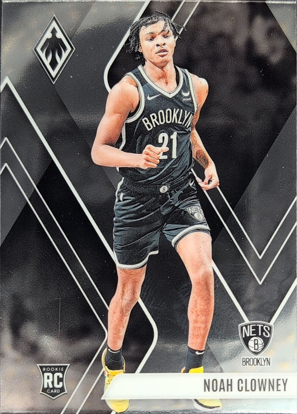 2023-24 Panini Phoenix Noah Clowney #286 RC Brooklyn Nets front