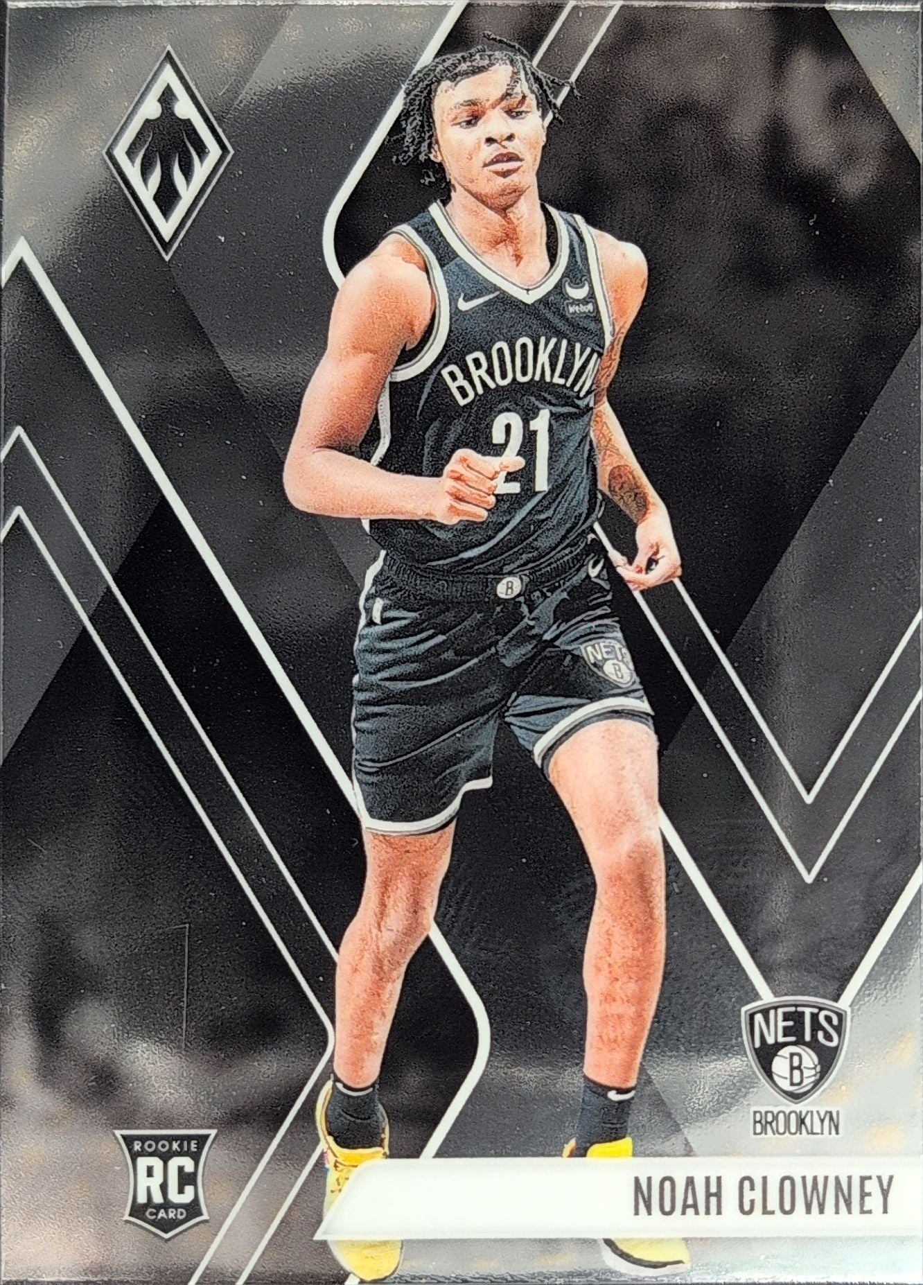 2023-24 Panini Phoenix Noah Clowney #286 RC Brooklyn Nets front