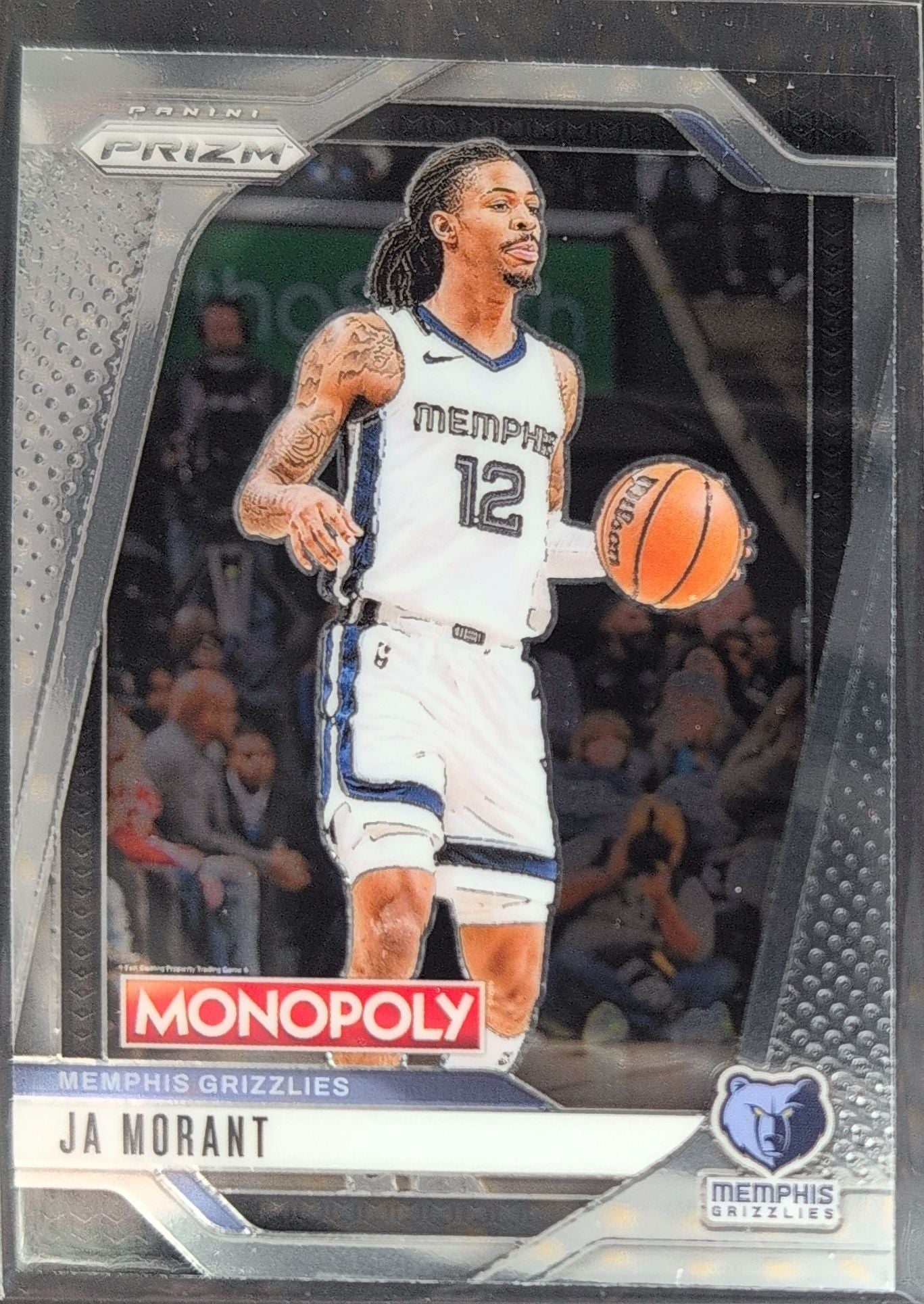 2024-25 Panini Prizm Monopoly Ja Morant #22 Memphis Grizzlies front