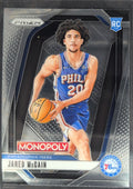 2024-25 Panini Prizm Monopoly Jared McCain #3 RC Philadelphia 76ers front
