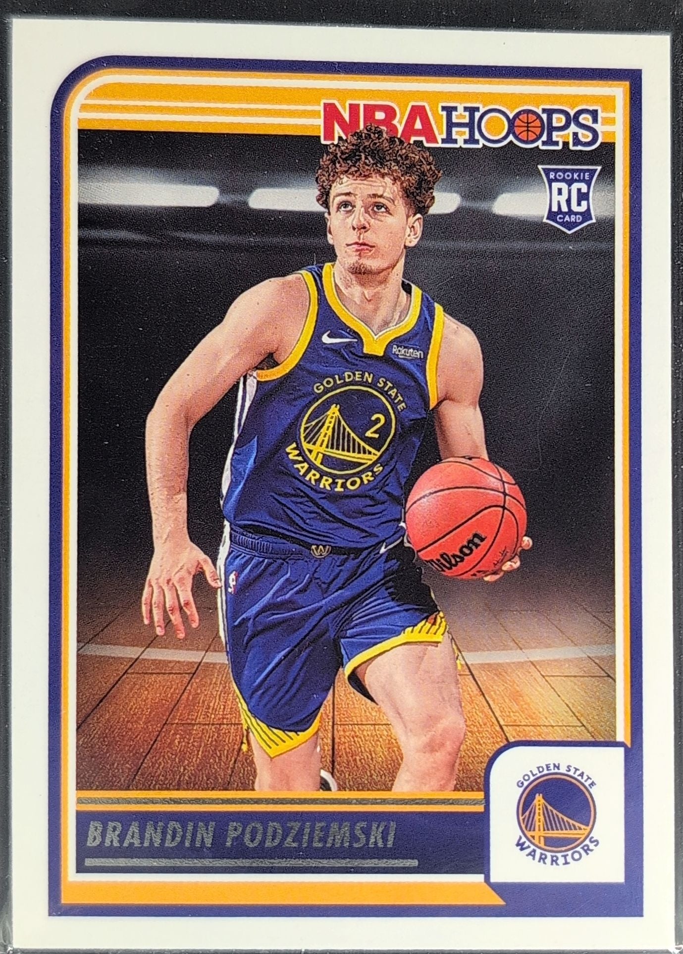 2023-24 Hoops Brandin Podziemski #264 RC Golden State Warriors front