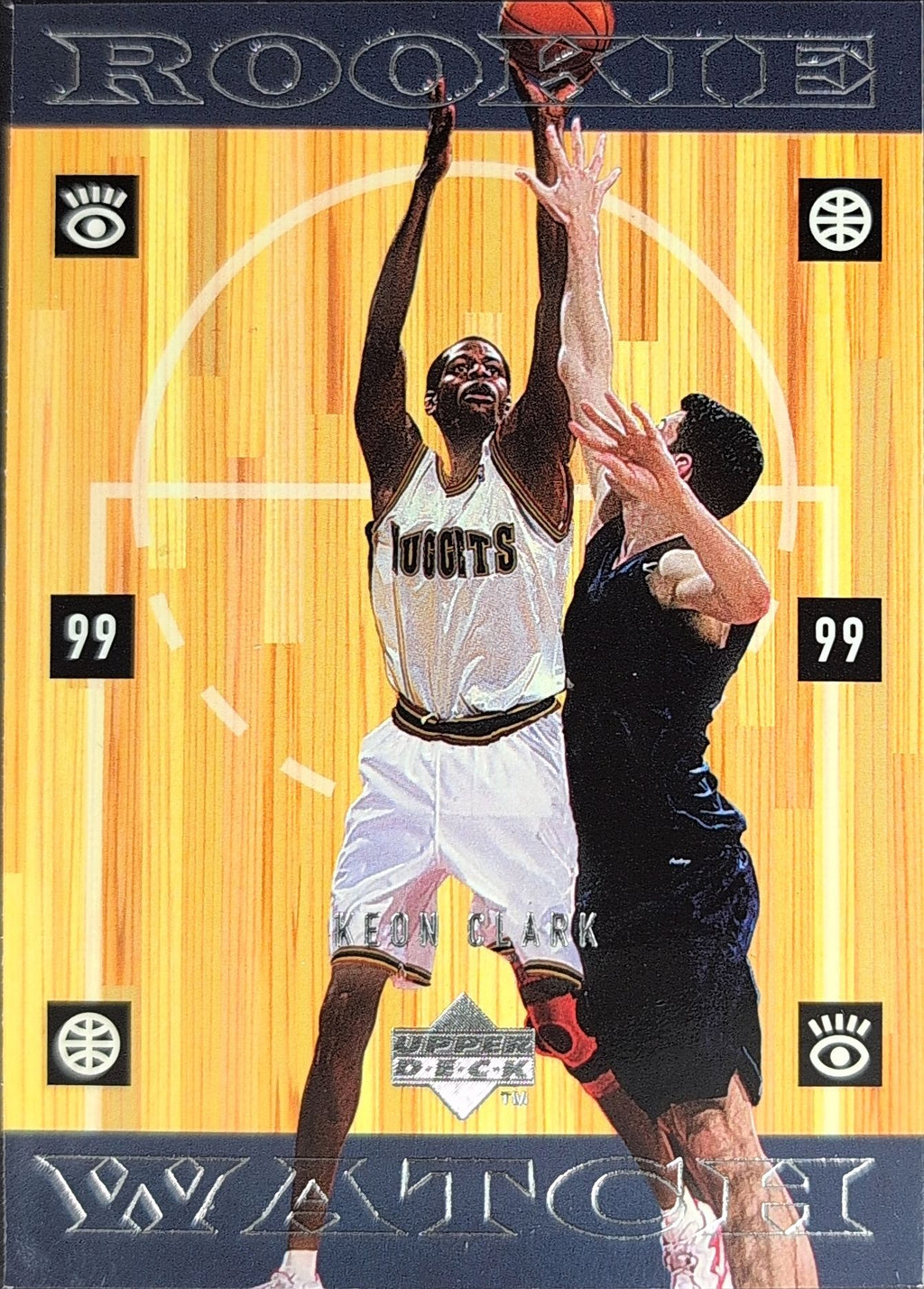 1998-99 Upper Deck Keon Clark #324 RC Denver Nuggets front