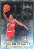 1997-98 Metal Universe Championship Maurice Taylor #75 RC Los Angeles Clippers front
