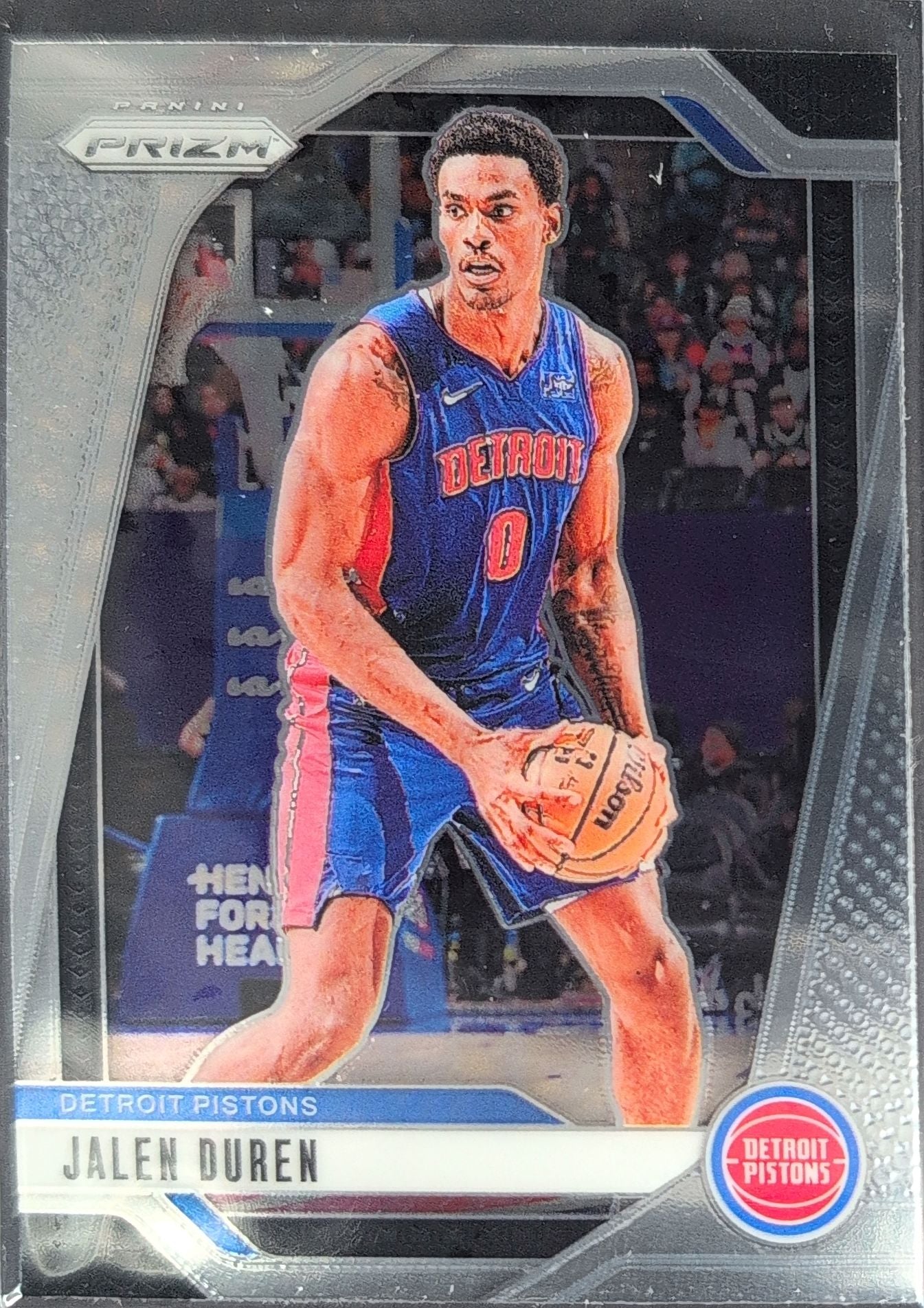 2024-25 Panini Prizm Jalen Duren #20 Detroit Pistons front