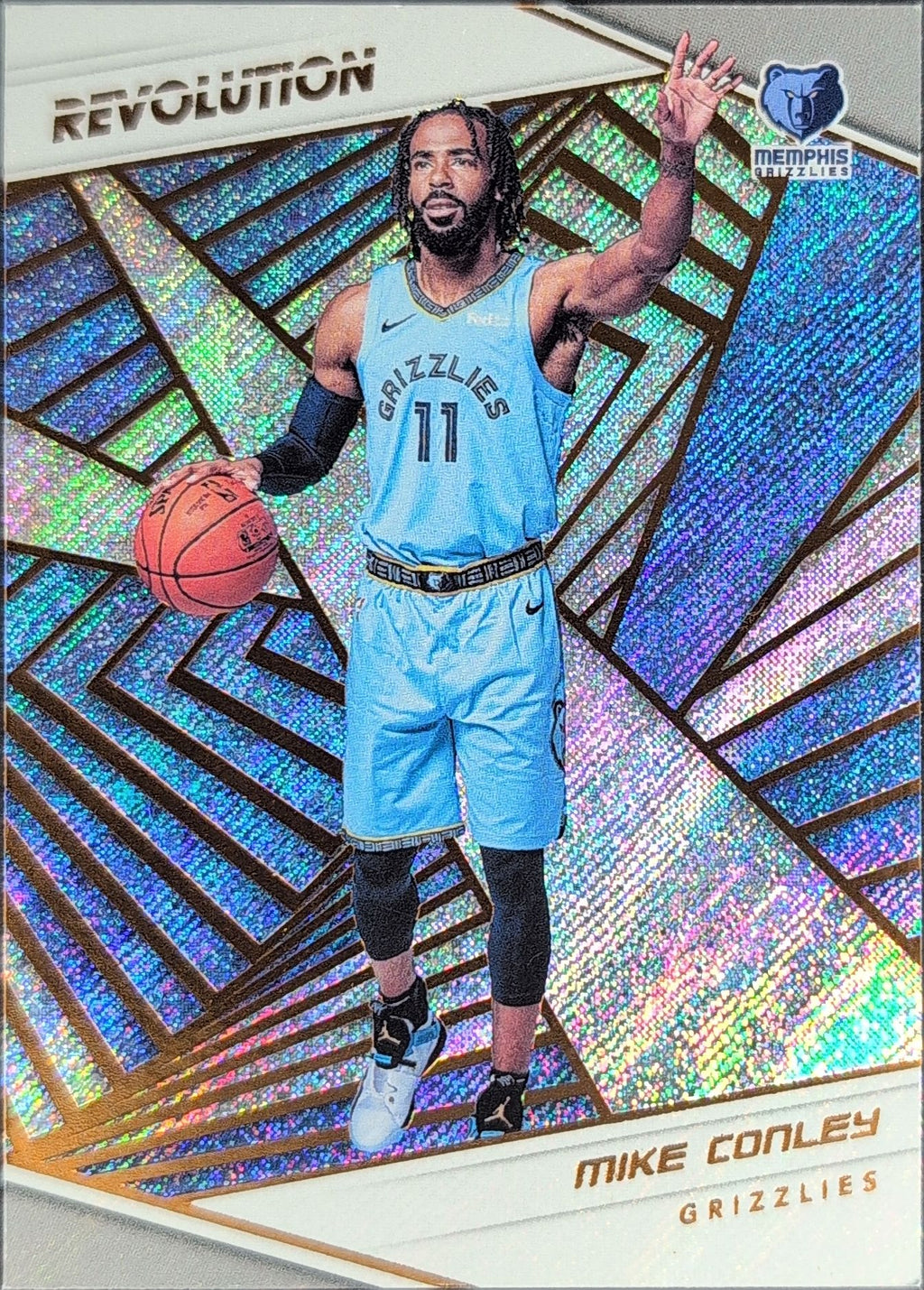 2018-19 Panini Revolution Mike Conley #80 Memphis Grizzlies front