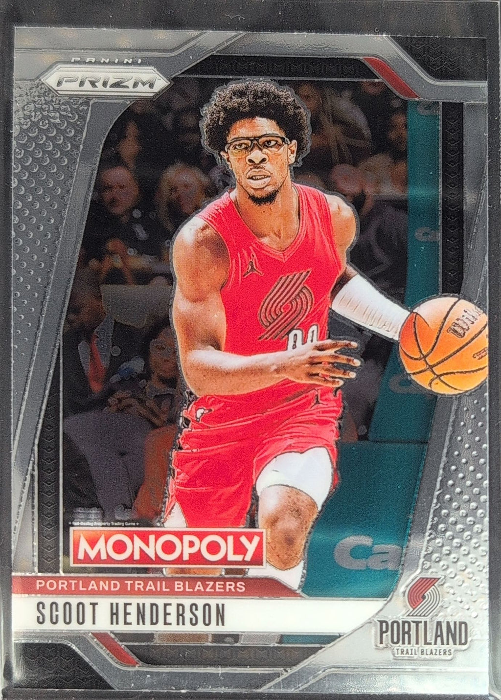 2024-25 Panini Prizm Monopoly Scoot Henderson #5 Portland Trail Blazers front