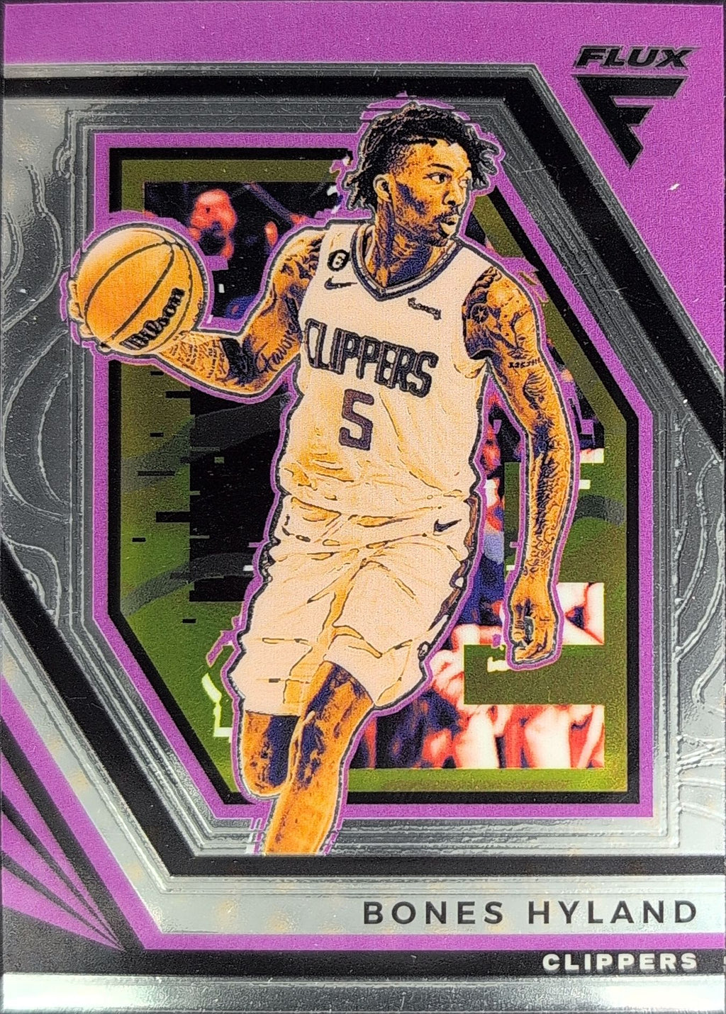 2022-23 Panini Flux Bones Hyland #184 Los Angeles Clippers front