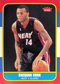 2007-08 Fleer Daequan Cook #86R-139 86-87 Retro Rookies Miami Heat front