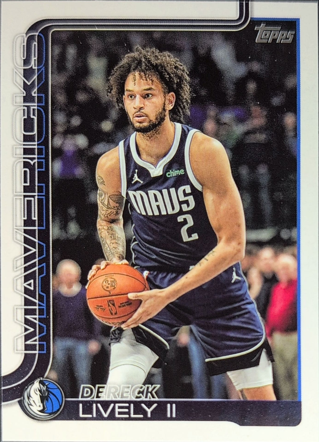 2025-26 Topps Dereck Lively II #172 Dallas Mavericks front