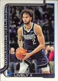 2025-26 Topps Dereck Lively II #172 Dallas Mavericks front