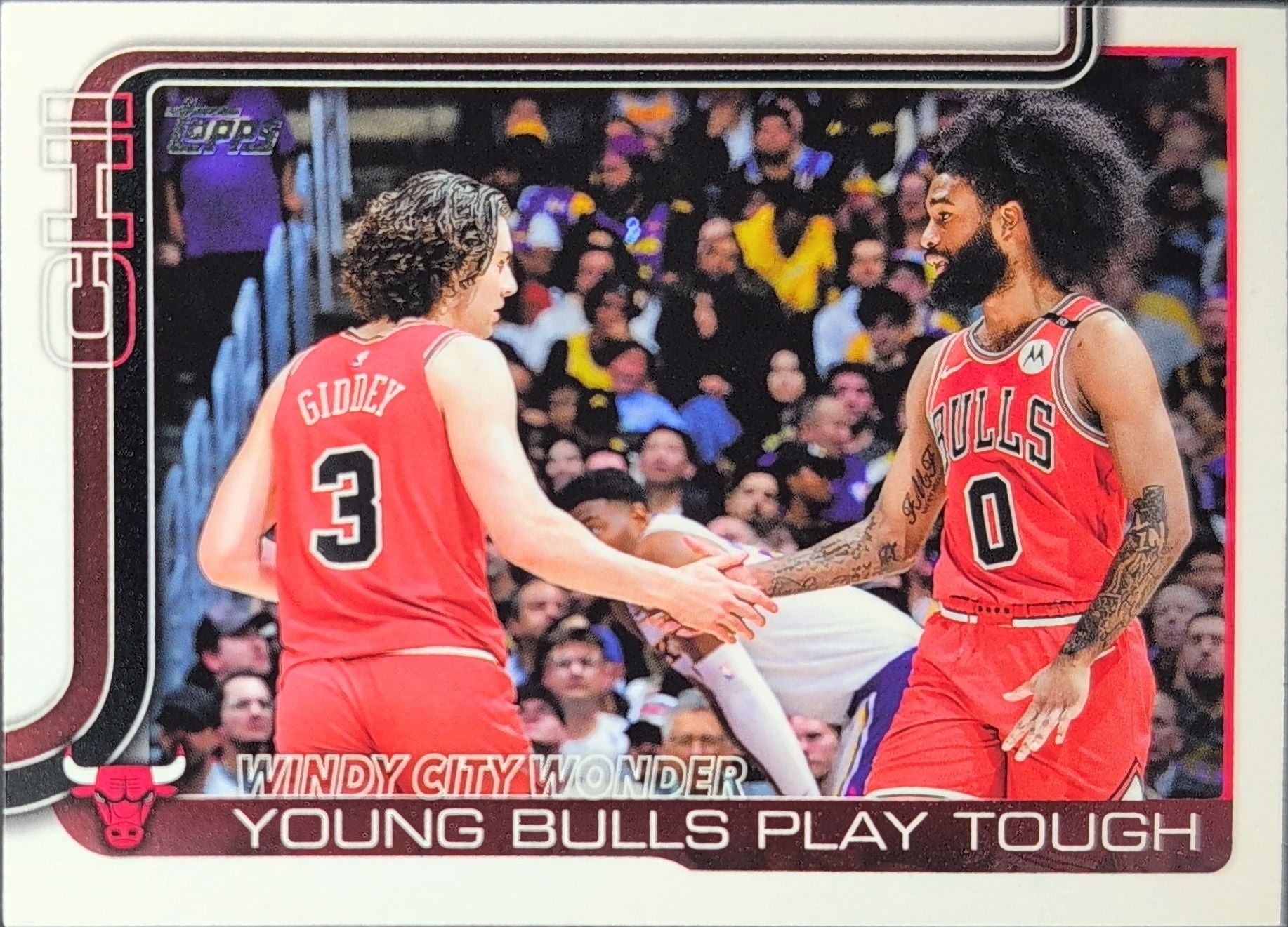 2025-26 Topps Windy City Wonder: Young Bulls Play Tough #277 Chicago Bulls front
