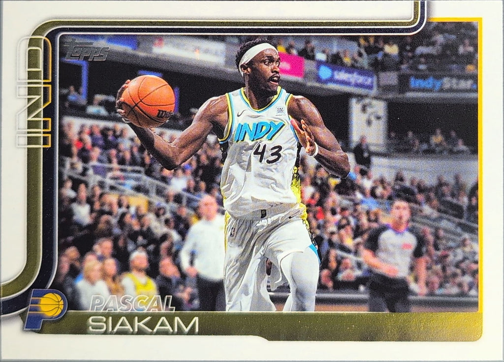 2025-26 Topps Pascal Siakam #53 Indiana Pacers front
