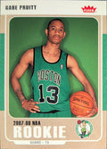 2007-08 Fleer Gabe Pruitt #224 RC Boston Celtics front