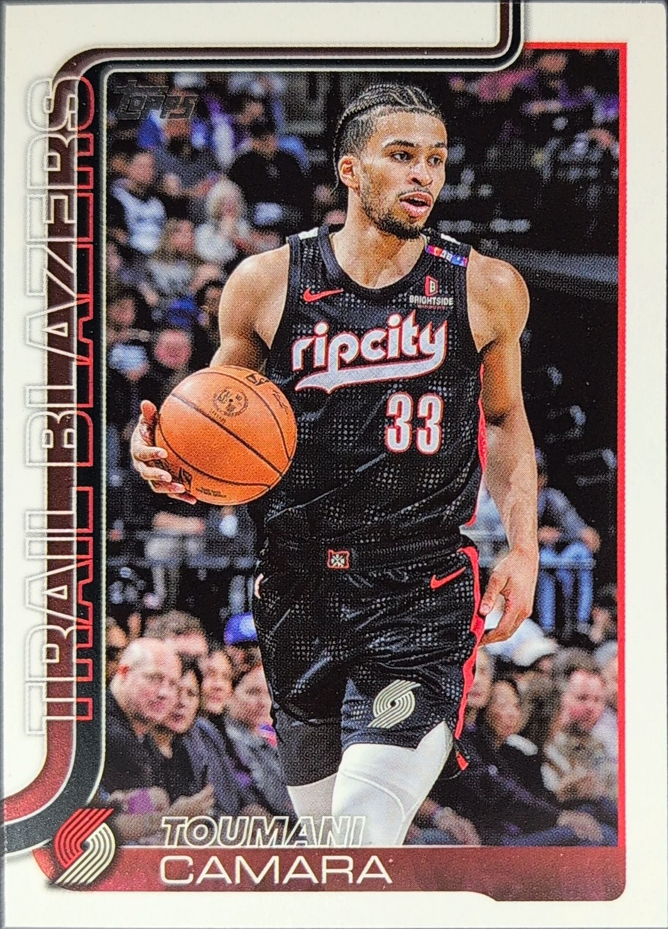 2025-26 Topps Toumani Camara #128 Season Tip Off Portland Trail Blazers front