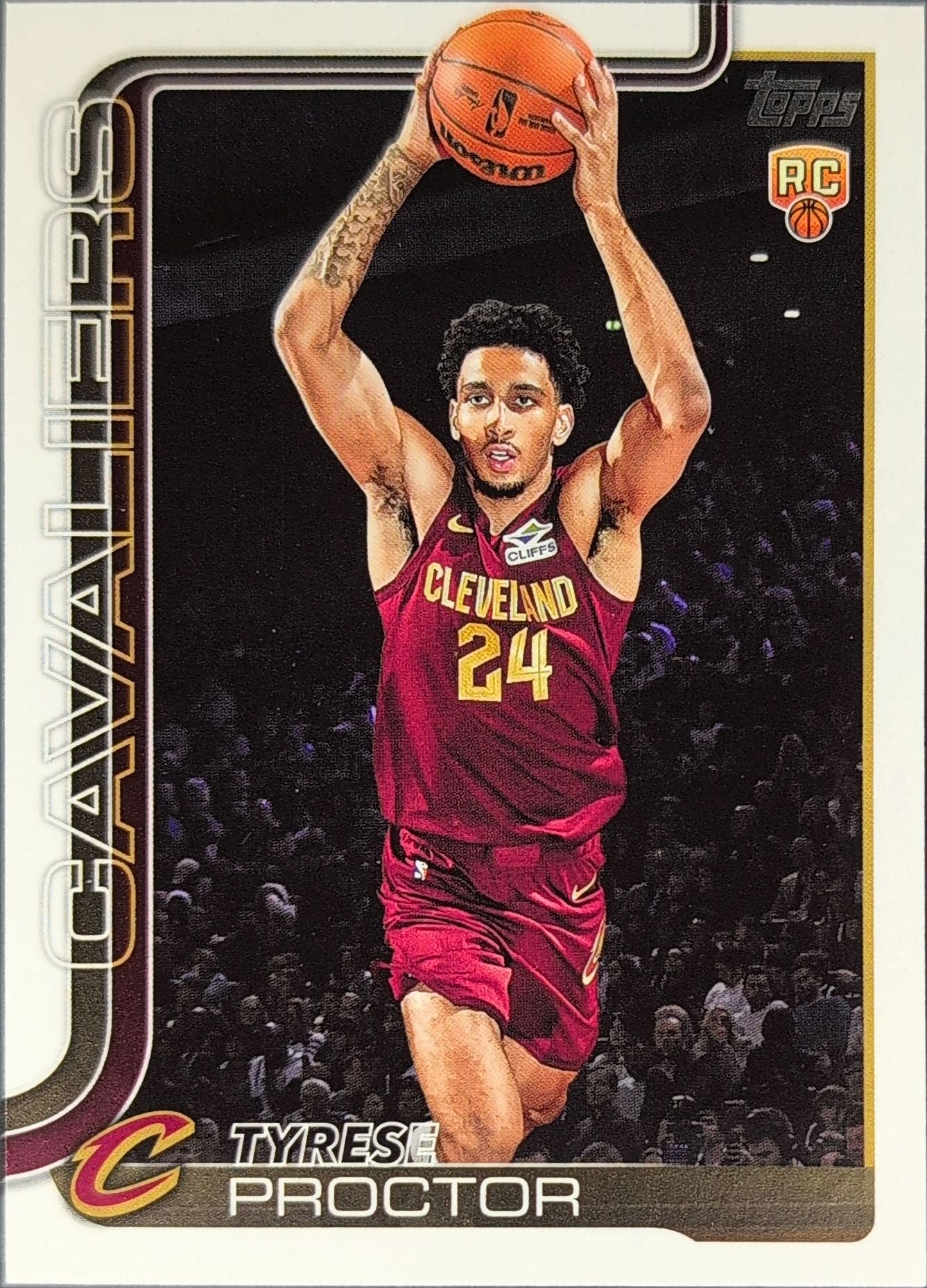 2025-26 Topps Tyrese Proctor #250 RC Cleveland Cavaliers front