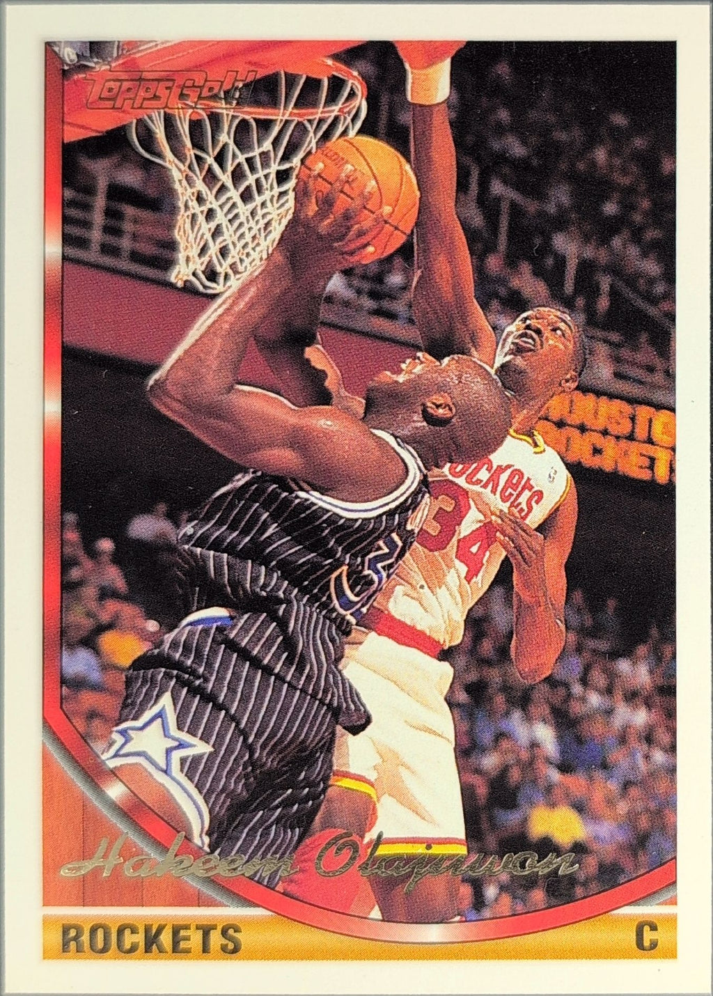 1993-94 Topps Hakeem Olajuwon #266 Houston Rockets front