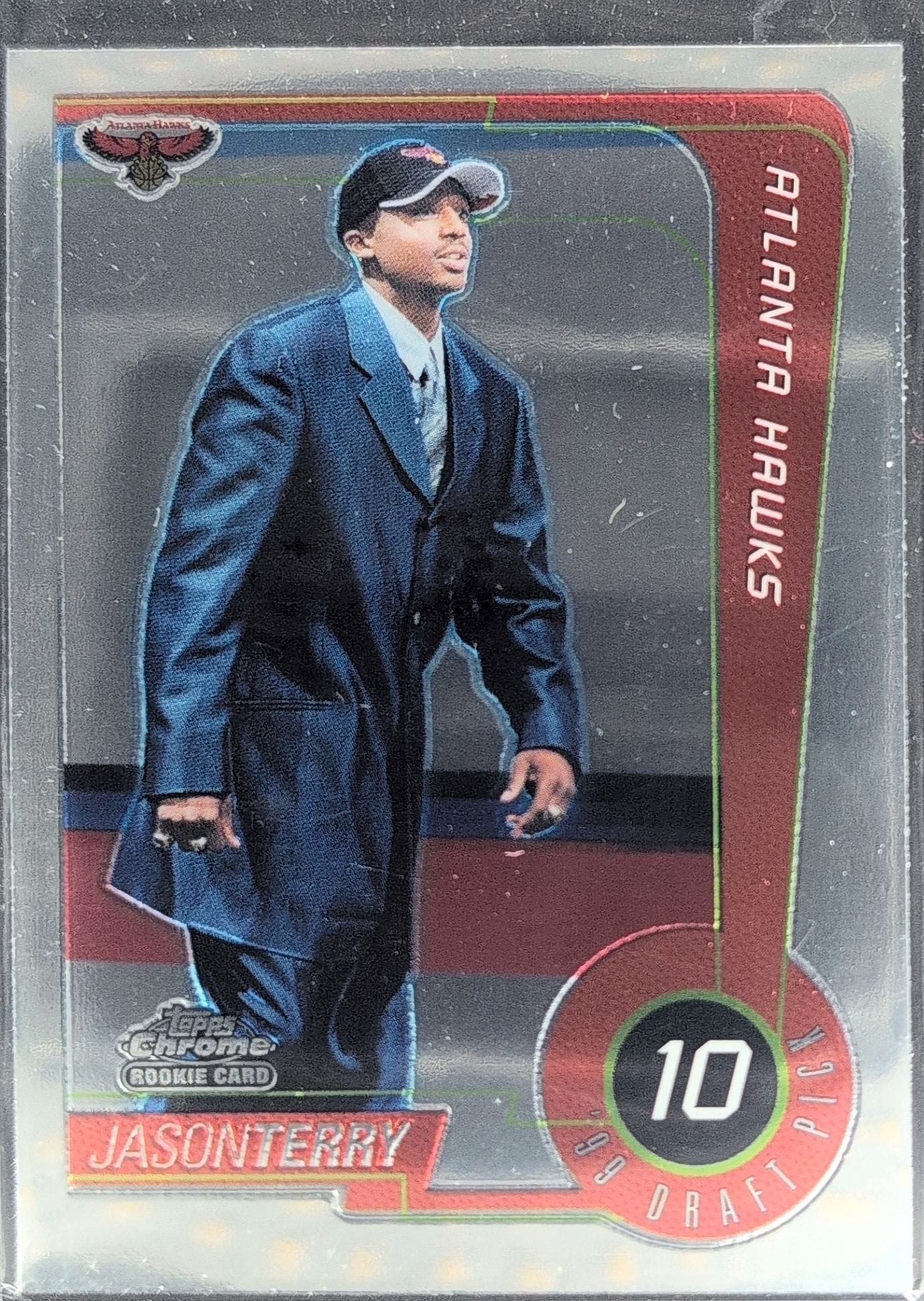 1999-00 Topps Chrome Jason Terry #111 RC Atlanta Hawks front