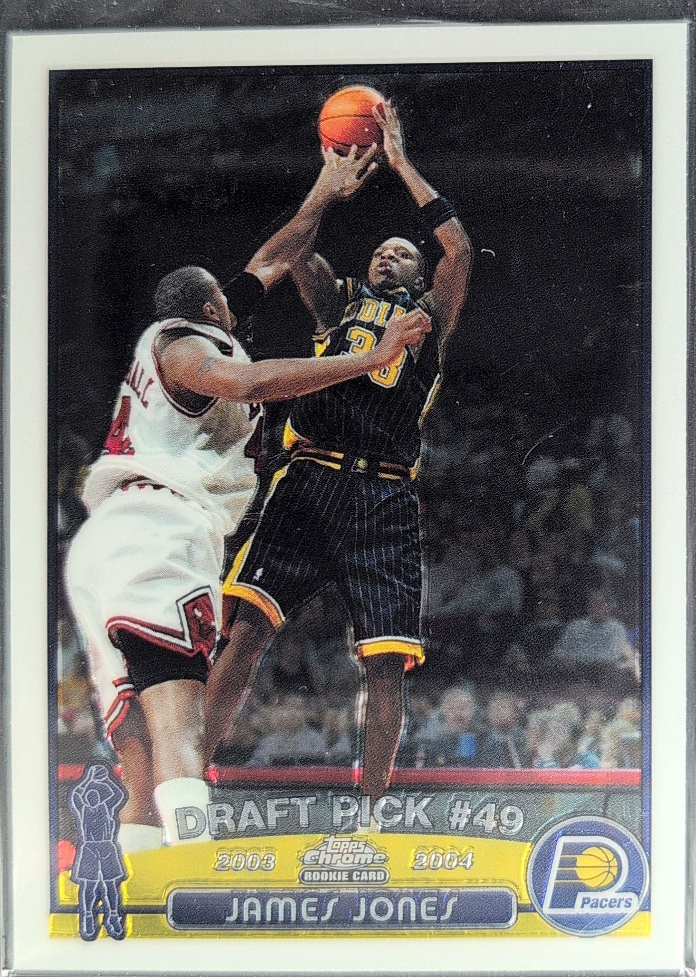 2003-04 Topps Chrome James Jones #152 RC Indiana Pacers front