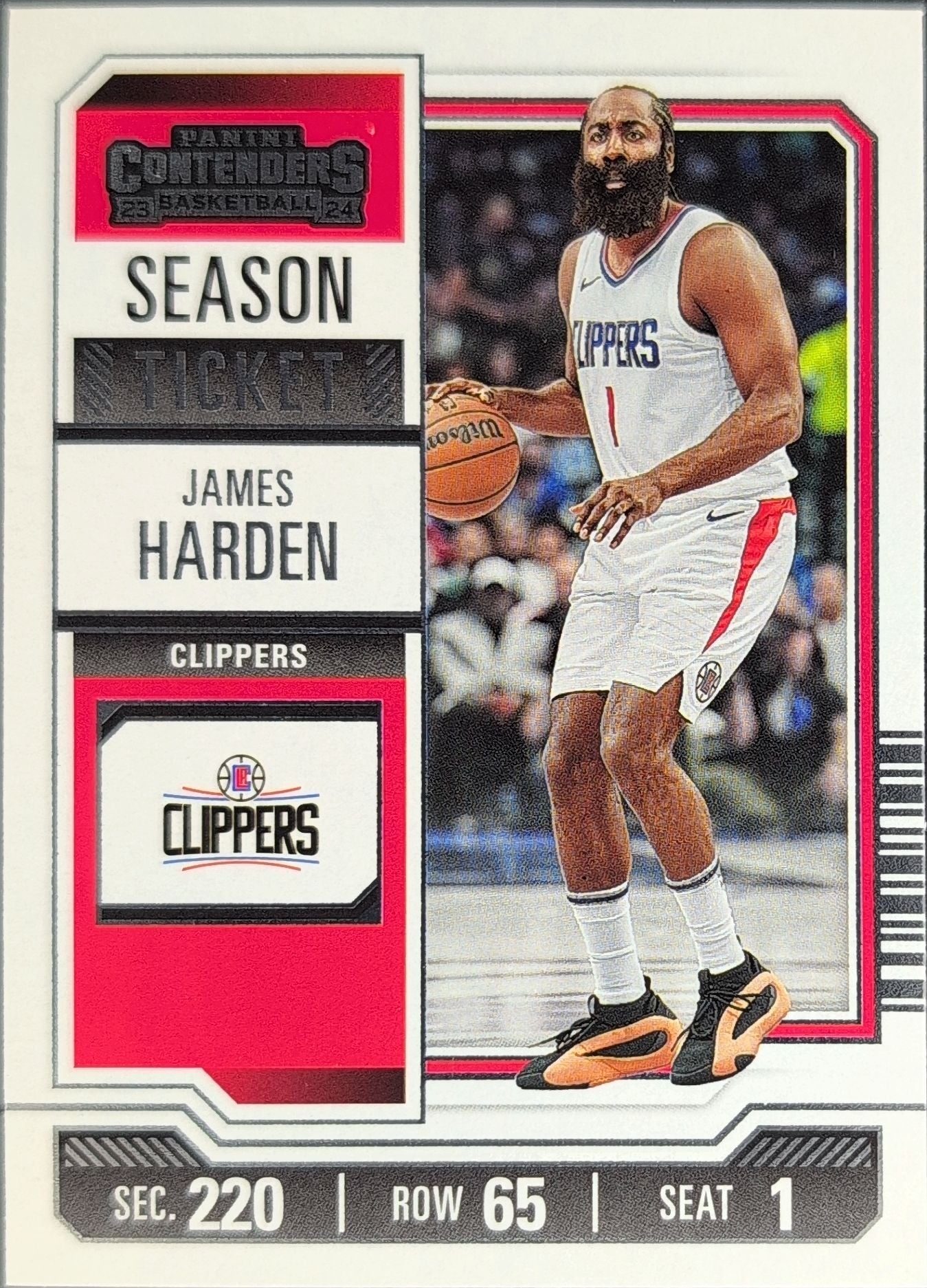 James Harden 2023-24 Panini Contenders #82 Los Angeles Clippers