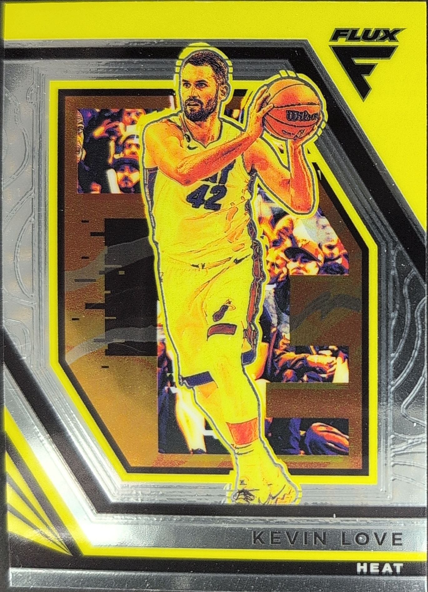 2022-23 Panini Flux Kevin Love #25 Miami Heat front